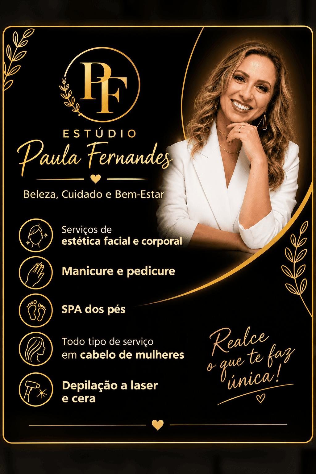Arte de apresentação do Estúdio Paula Fernandes