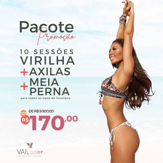Pacote Promocional de Depilação a Laser